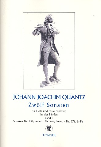 12 Sonaten Band 1  für Flöte und Bc  