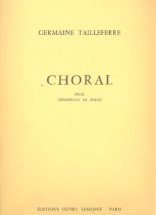 Choral pour trompette et piano    