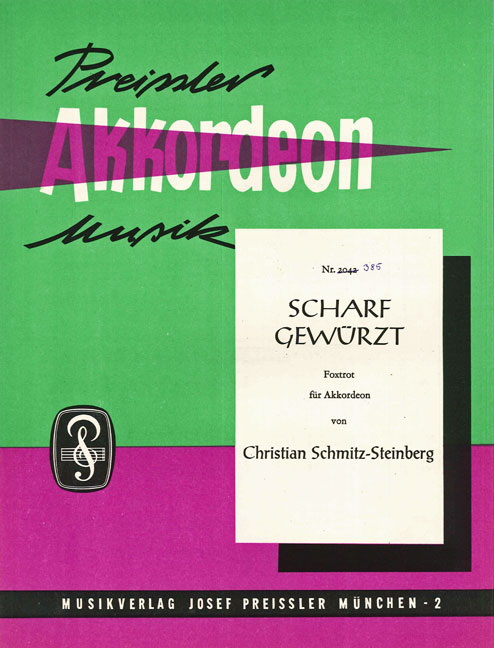 SCHARF GEWUERZT FUER&nbsp;&nbsp;AKKORDEON&nbsp;&nbsp;