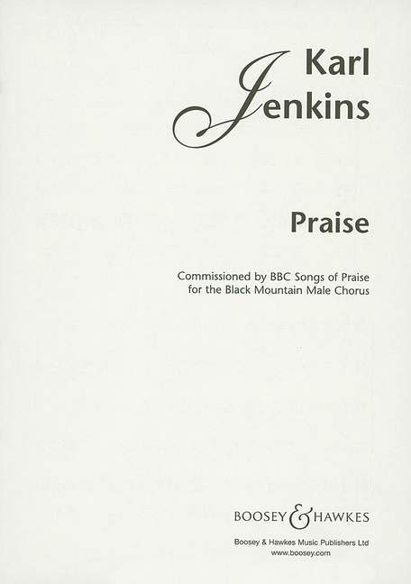 Praise  für Männerchor (TTBB) und Klavier (Orgel)  Chorpartitur