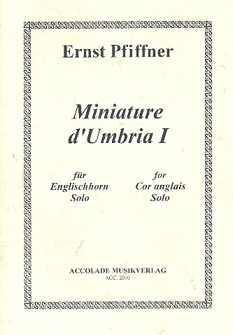 Miniature d'Umbria 1 und 2&nbsp;&nbsp;für Englischhorn&nbsp;&nbsp;