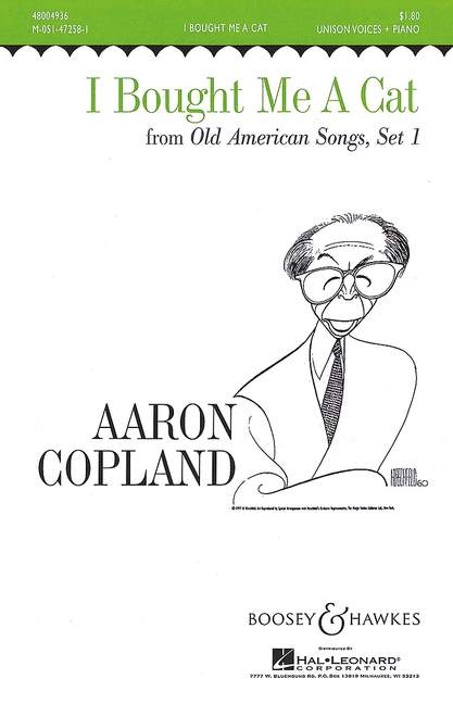 Old American Songs I&nbsp;&nbsp;für Chor unisono und Klavier&nbsp;&nbsp;Chorpartitur
