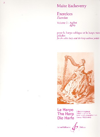 Exercises vol.2 Agilité&nbsp;&nbsp;pour la harpe celtique et la harpe&nbsp;&nbsp;sans pedales