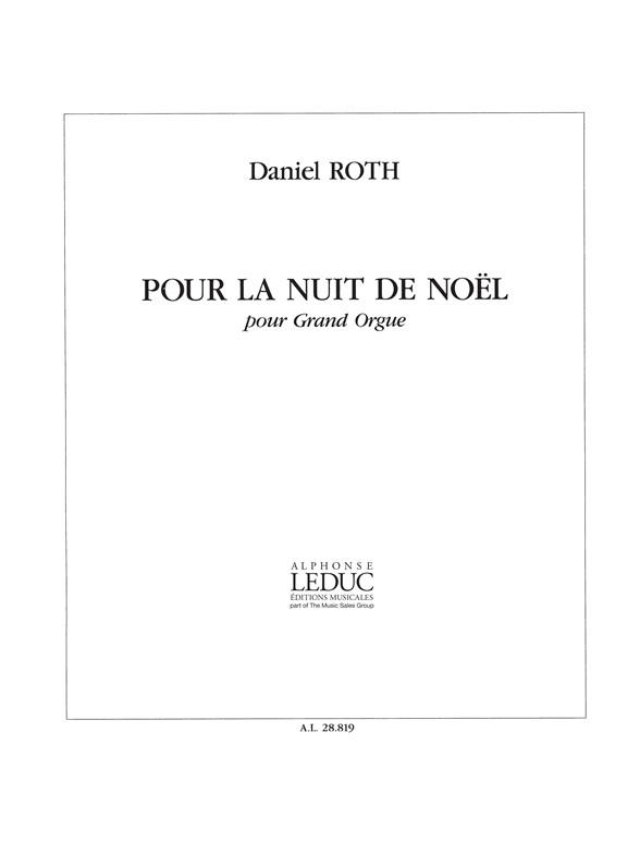Pour la nuit de noel&nbsp;&nbsp;pour orgue&nbsp;&nbsp;