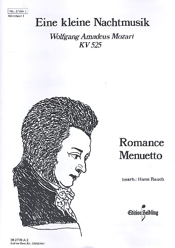 Romance und Menuetto aus Eine kleine Nachtmusik&nbsp;&nbsp;für Akkordeonorchester&nbsp;&nbsp;Akkordeon 1
