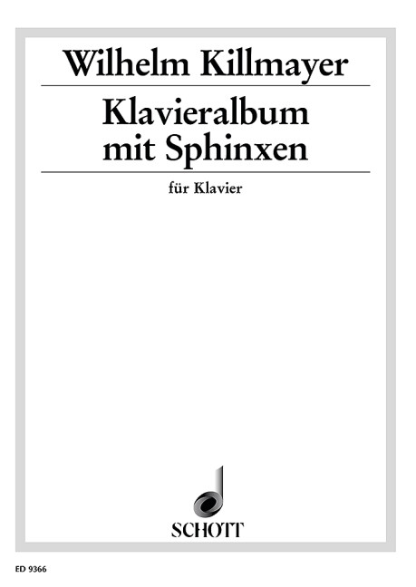 Klavieralbum mit Sphinxen&nbsp;&nbsp;für Klavier&nbsp;&nbsp;