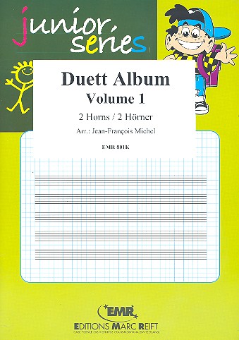 Duett-Album Band 1 für 2 Hörner&nbsp;&nbsp;in gleicher Stimmung (Violinschlüssel)&nbsp;&nbsp;