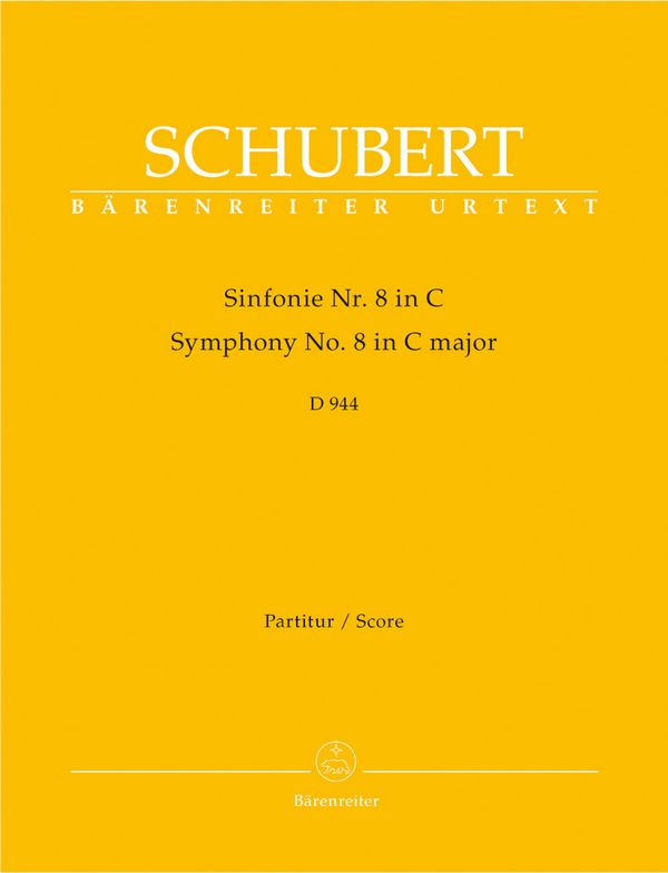 Sinfonie C-Dur Nr.8 D944&nbsp;&nbsp;für Orchester&nbsp;&nbsp;Partitur
