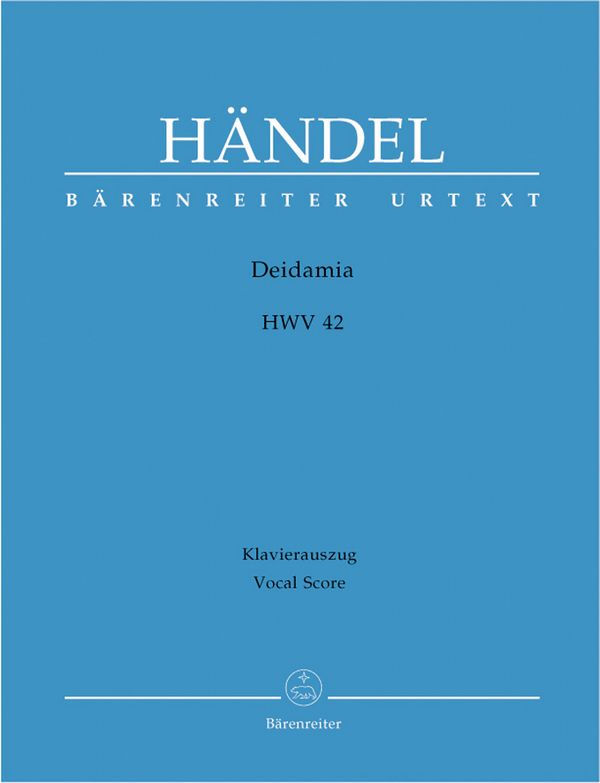 Deidamia HWV42 Klavierauszug&nbsp;&nbsp;(dt/it)&nbsp;&nbsp;