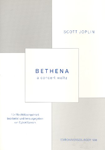 Bethena A concert waltz für  Blechbläserquintett  Partitur und Stimmen