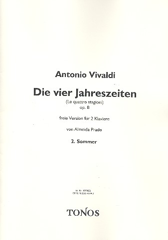 Sommer aus Die vier Jahreszeiten&nbsp;&nbsp;op.8,2 für 2 Klaviere&nbsp;&nbsp;