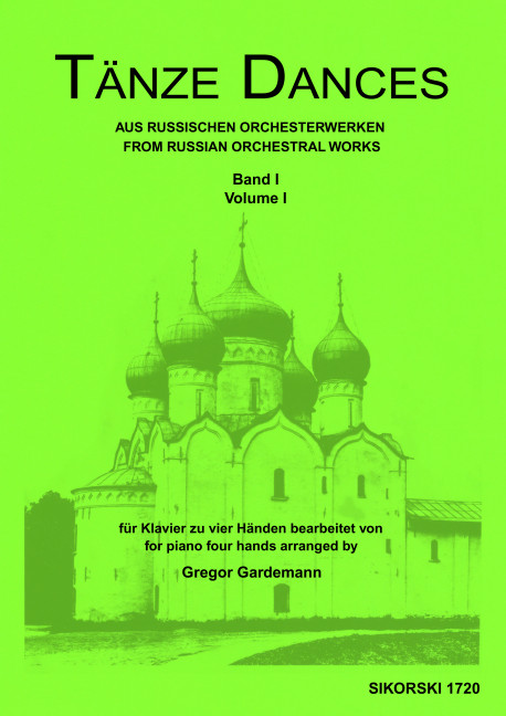 Tänze aus russischen&nbsp;&nbsp;Orchesterwerken Band 1&nbsp;&nbsp;für Klavier zu 4 Händen
