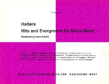 Halters Hits and Evergreens Band 1&nbsp;&nbsp;für Blasorchester&nbsp;&nbsp;Posaune 1
