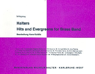 Halters Hits and Evergreens Band 1&nbsp;&nbsp;für Blasorchester&nbsp;&nbsp;Schlagzeug