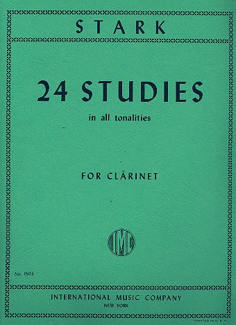 24 Studies in all Tonalities  for clarinet  