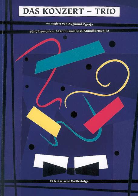 Das Konzert-Trio für  Chromonica, Akkord- und  Bassmundharmonika,  Spielpartitur