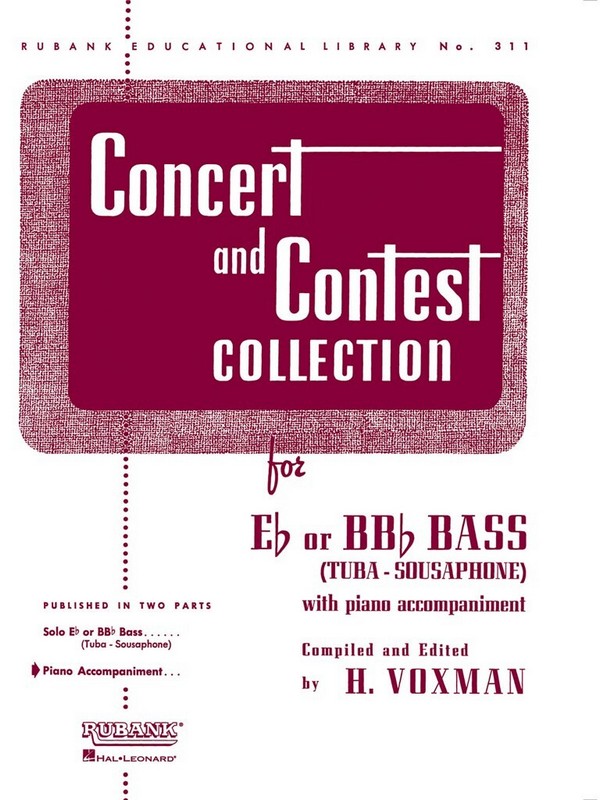 Concert and Contest Collection  for bass in Eb or Bb and piano  piano accompaniment