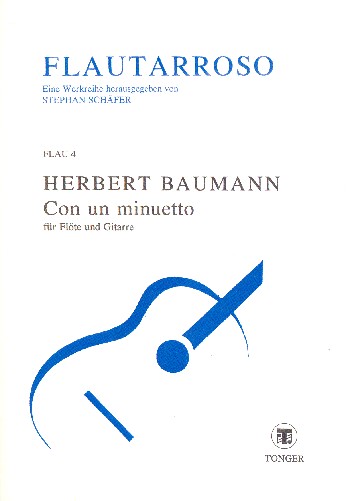Con un minuetto  für Flöte und Gitarre  Stimmen