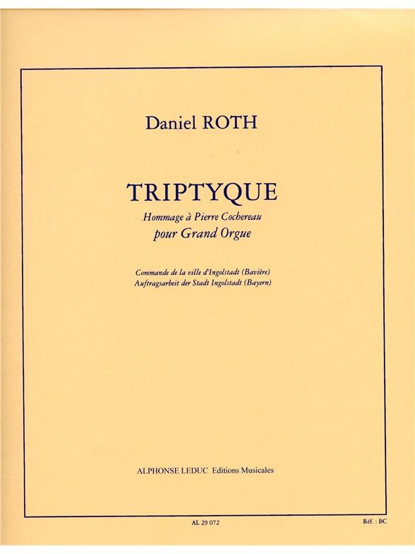 Triptyche pour grand orgue    