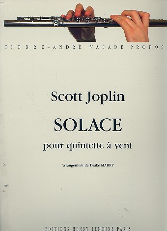Solace pour flûte, hautbois,  clarinette, cor en fa et basson  partition et parties