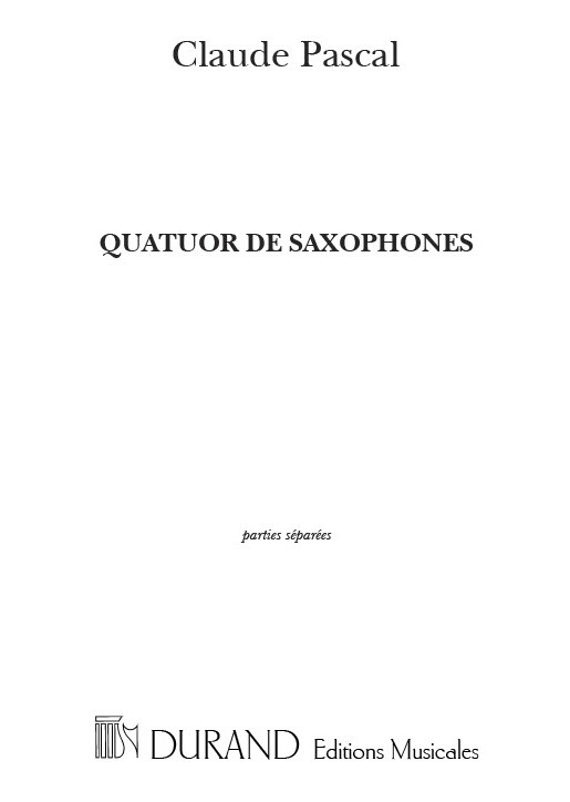Quatuor de saxophones  parties  