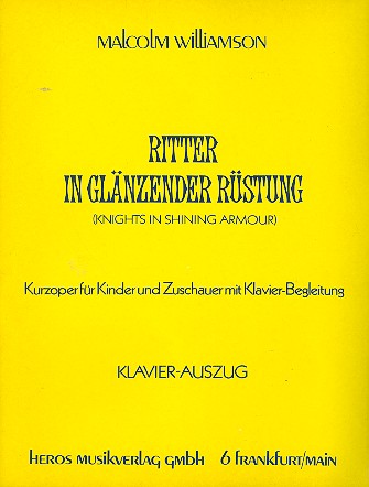 Ritter in glänzender Rüstung für 2 Stimmen  und Klavier  