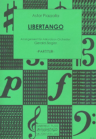 Libertango  für Akkordeonorchester  Partitur