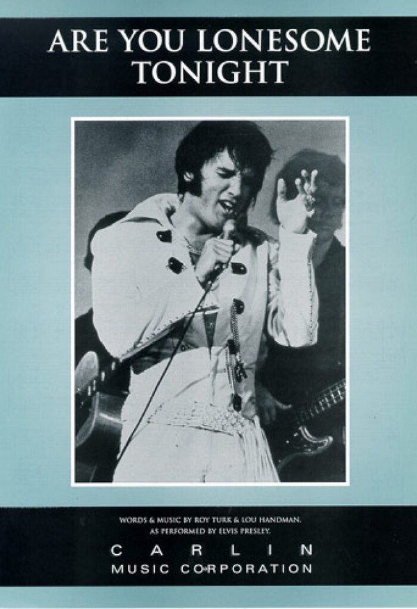 Are you lonesome tonight  für Gesang und Klavier  Einzelausgabe