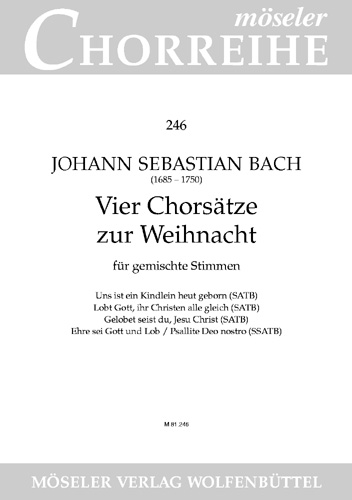 4 Chorsätze zur Weihnacht  für gem Chor a cappella  Partitur