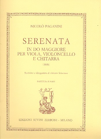 Serenata do maggiore &nbsp;&nbsp;per viola, violoncello e chitarra&nbsp;&nbsp;