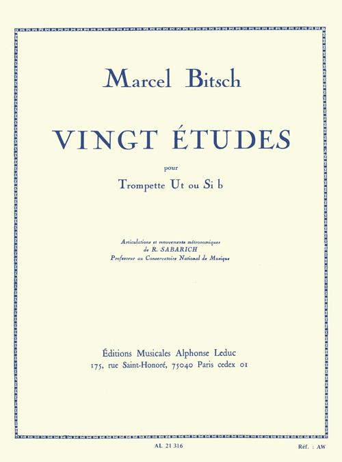 20 études  pour trompette  