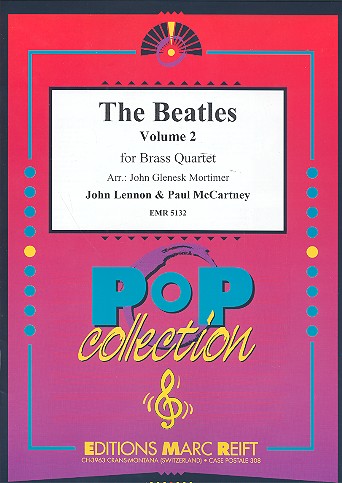 The Beatles vol.2 for brass quartet&nbsp;&nbsp;score and parts&nbsp;&nbsp;