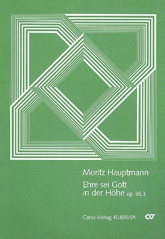 Ehre sei Gott in der Höhe op.36,3  für Männerstimmen, 2 Hörner und  3 Posaunen,    Partitur