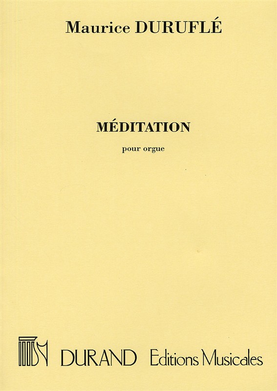 Meditation&nbsp;&nbsp;pour orgue&nbsp;&nbsp;