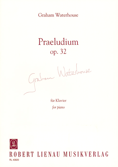 Präludium op.32  für Klavier  