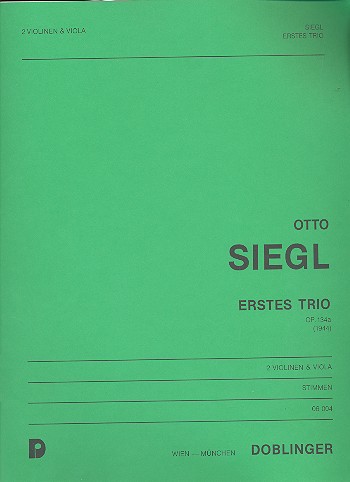 Trio op.134a für 2 Violinen  und Viola  Stimmen
