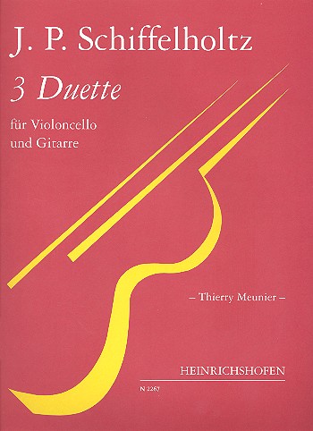 3 Duette   für Violoncello und Gitarre  Partitur und Stimmen