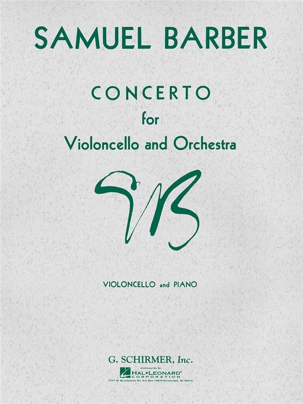 Concerto for violoncello  and orchestra for  violoncello and piano