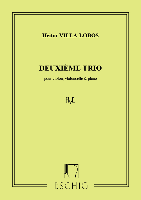 Trio no.2 pour piano, violon et  violoncelle  parties