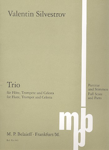 Trio  für Flöte, Trompete und Celesta  Partitur und Stimmen