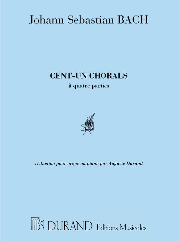 101 chorals a 4 parties  pour orgue ou piano  