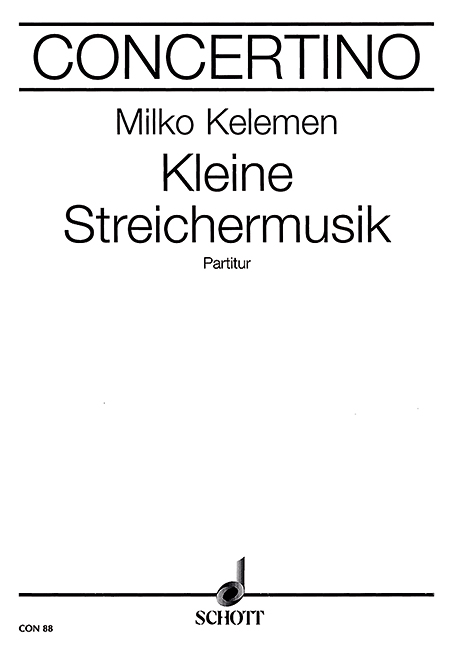 Kleine Streichermusik&nbsp;&nbsp;für Streichorchester&nbsp;&nbsp;Partitur