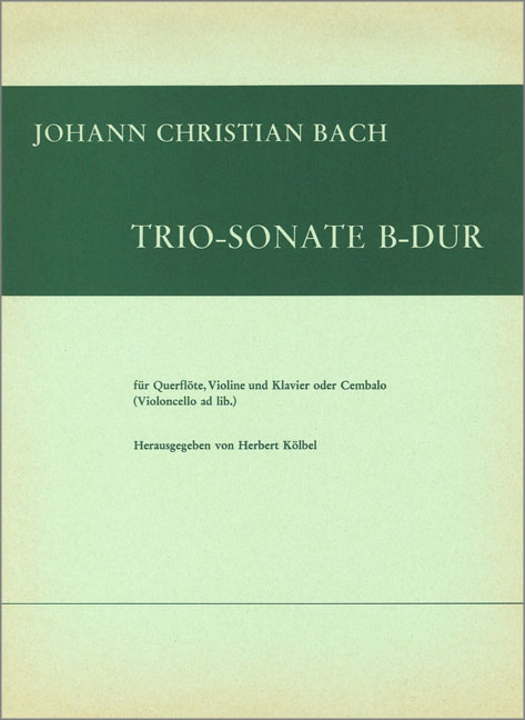 Triosonate B-Dur für Flöte,&nbsp;&nbsp;Violine, Klavier (Cembalo)&nbsp;&nbsp;und Violoncello ad lib.