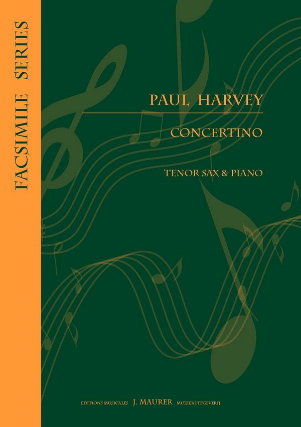 Concertino  for tenor saxophone and piano  