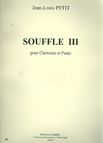 Souffle pour clarinette et piano    