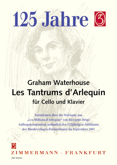 Les tantrums d'Arlequin  für Violoncello und Klavier  