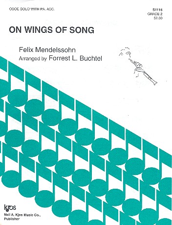 On Wings of Songs &nbsp;&nbsp;for oboe and piano&nbsp;&nbsp;