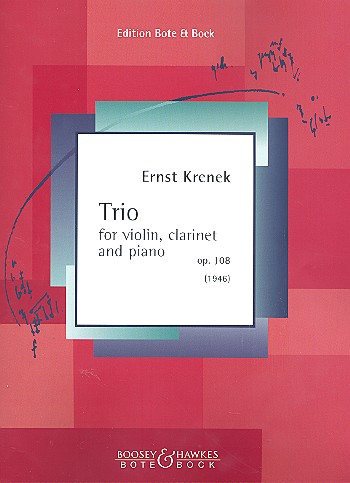 Trio op.108  for violin, clarinet and piano  