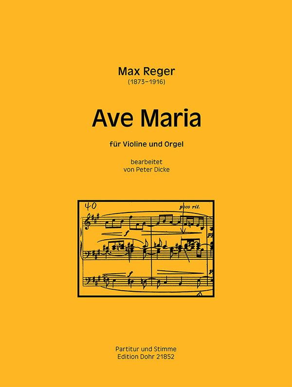Ave Maria&nbsp;&nbsp;für Violine und Orgel&nbsp;&nbsp;