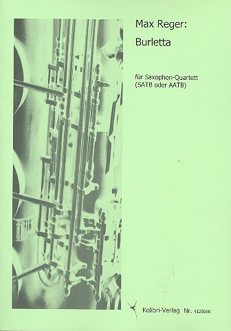 Burletta op.44,2  für 4 Saxophone (SATB oder AATB)  